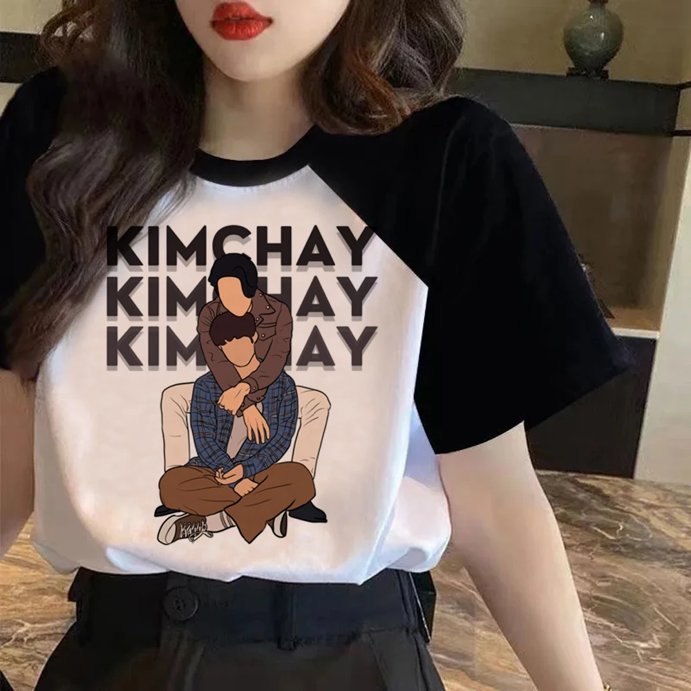 Kinnporsche The Series Tshirt Women Funny Top Female Streetwear Graphic Japanese Clothing