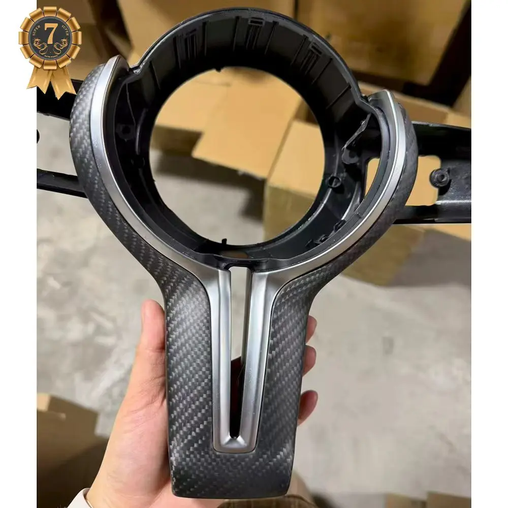 

For BMW F80 F82 F10 F06 F12 F13 F15 F16 Replacement Carbon Fiber Steering Wheel Trim Cover