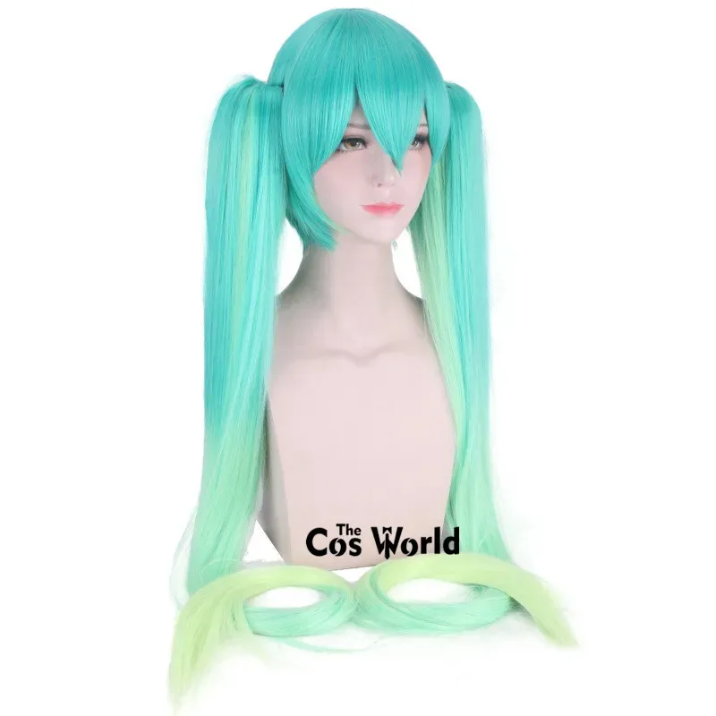 2025 11 فوكالويد 2017 ميكو سباق 120 سنتيمتر طويل مستقيم أنيمي تأثيري الباروكات الألياف مقاومة للحرارة الشعر الاصطناعية + غطاء شعر مستعار #5