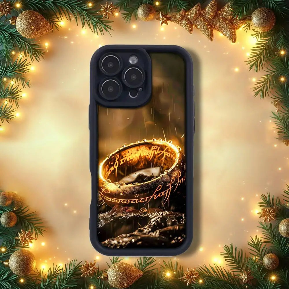 حافظة هاتف G-Gandalf A-Aragorn Movie emery باللون الأسود لهاتف iPhone 15,12,17,14,11,13,16,Pro,Air,Plus,Max,SE4,E غطاء سيليكون