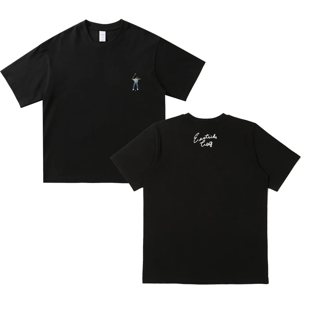 

Summer New Golf T-shirt Unisex Golf Round Neck Top Breathable Loose Sports T-shirt Golf Wear for Men and Women