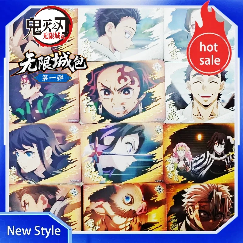 Kayou Demon Slayer Infinite Castle Arc Trading Cards Official Sp Gold Foil Puzzle Collectible Anime Cards For Hobby Fans