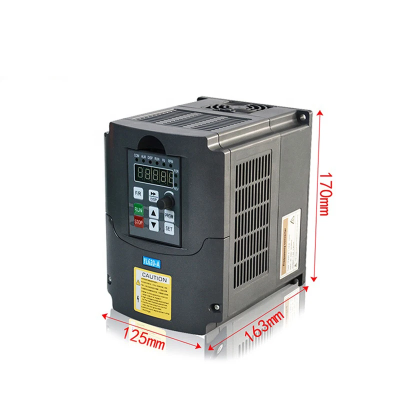 عاكس التحكم في السرعة 2.2 كيلو وات، مدخل أحادي الطور 220 فولت ومحول تردد الإخراج ثلاثي الطور #2