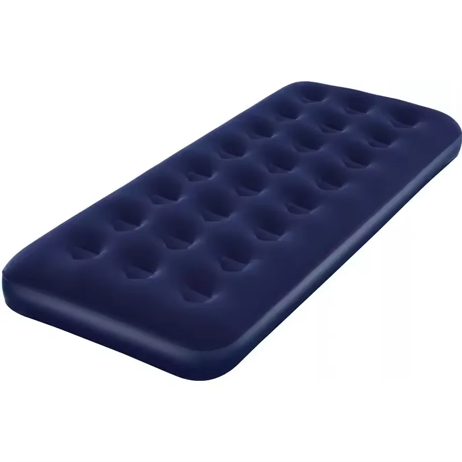 

Single PVC Inflatable Mattress Modern Design Foldable for Outdoor Tourism Camping Bedroom & Hotel Use for Park Application