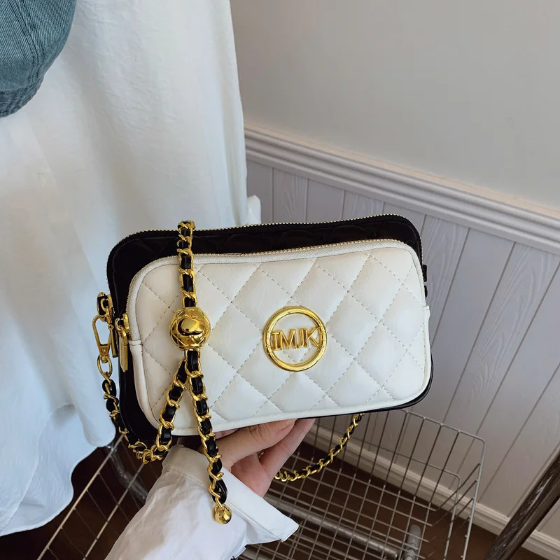 

Winter Fashion New Mini Three-layer Small Bag Women's Trend Luxury Designer Versatile Shoulder Soft Leather Women's Bag