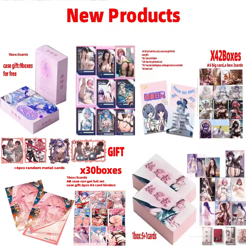 2025 Wholesale 30boxes  Goddess Story newest Disc Card Haruhi Dream Garde cards Waifu Swimsuit Booster Box Habbies Gift