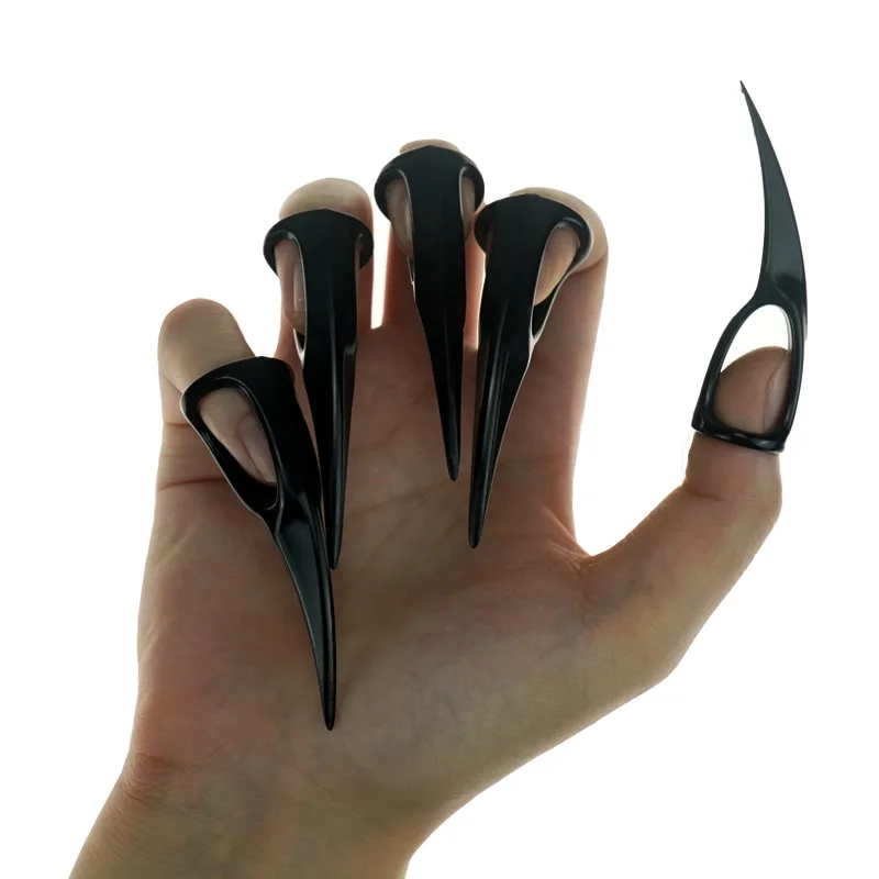 10 قطعة ألعاب جنسية للأظافر البلاستيكية للزوجين BDSM مدلك شريك مغازل لعبة الجنس يمزح الأصابع المثيرة تدليك حكة 18 +