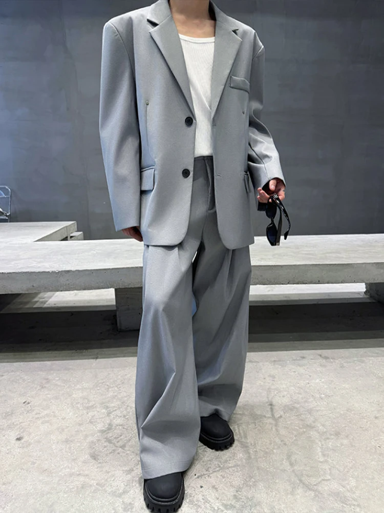 

ay oulder Pad Suit Set Casual Evening Gown M Model Outfit DK orm Leisure Western Wear for Teenagers in Autumn