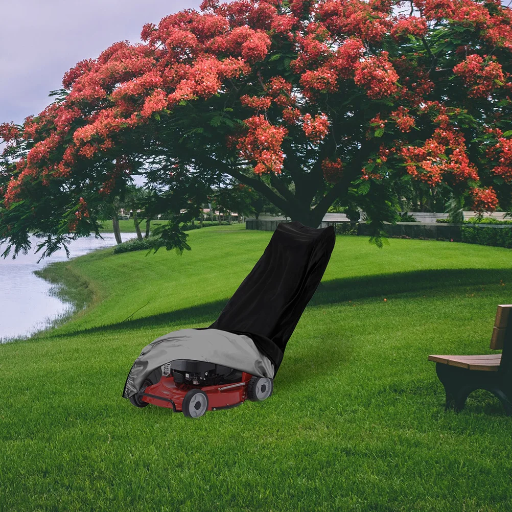 

All-Weather Lawnmower Cover Double Waterproof Coating Silver Uv Protection Mower Tent Lawnmower Protector Mower Tent