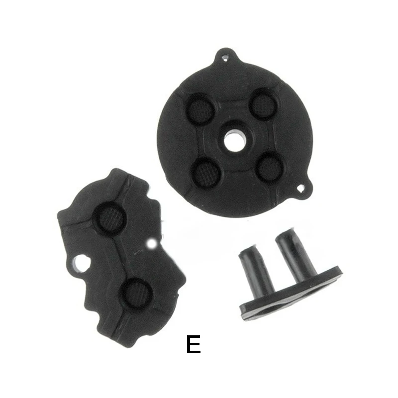 Yuli 1ชุดสำหรับ GBA ปุ่มเปลี่ยนปุ่มกาวนำไฟฟ้า GBA แผ่นยางปุ่มแผ่นรองปุ่ม