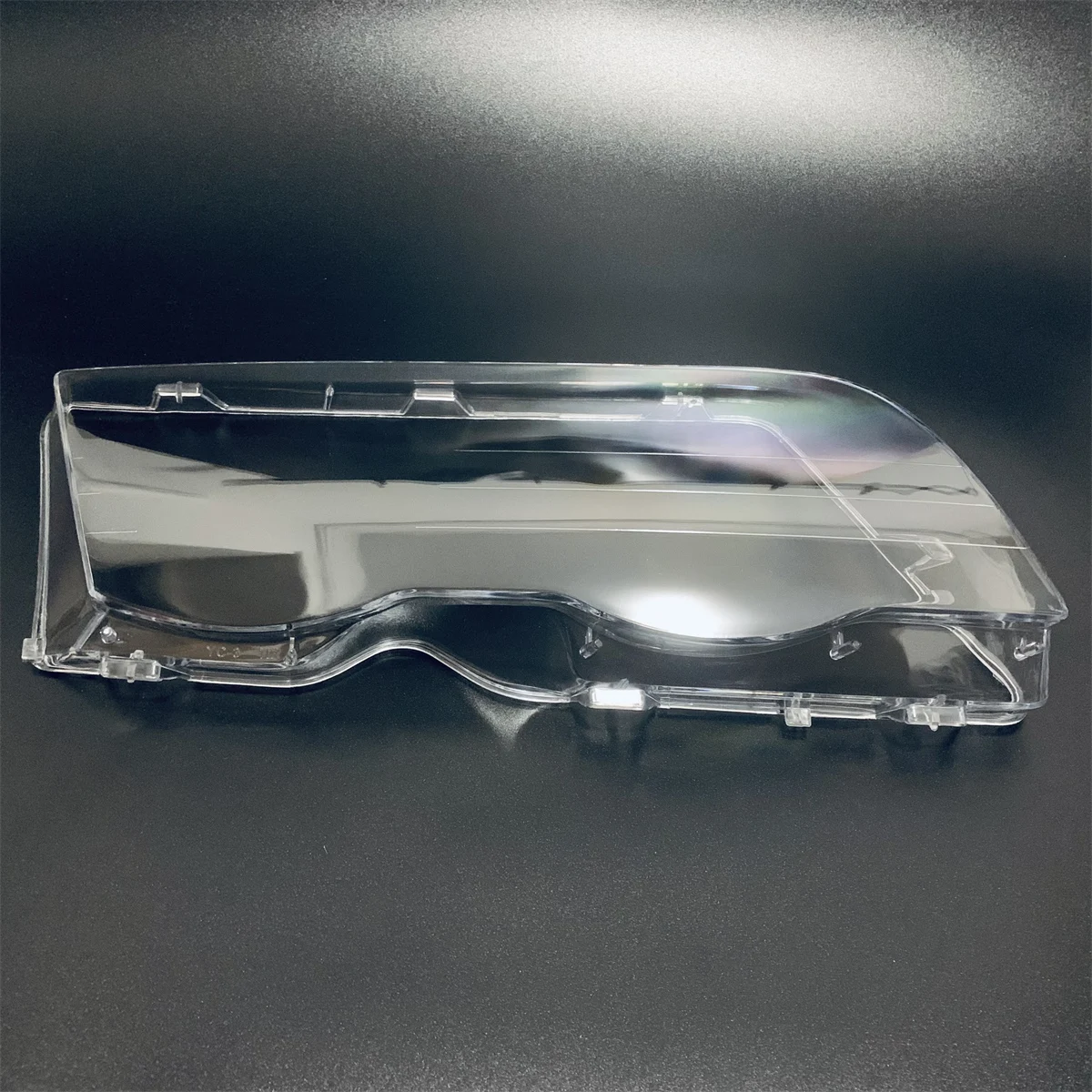 Do BMW E46 4-drzwiowej serii 3 1998 1999 2000 2001 1 para Osłona soczewki reflektora Przezroczysta obudowa lampy samochodowej Przezroczysty klosz — zdjęcie 4