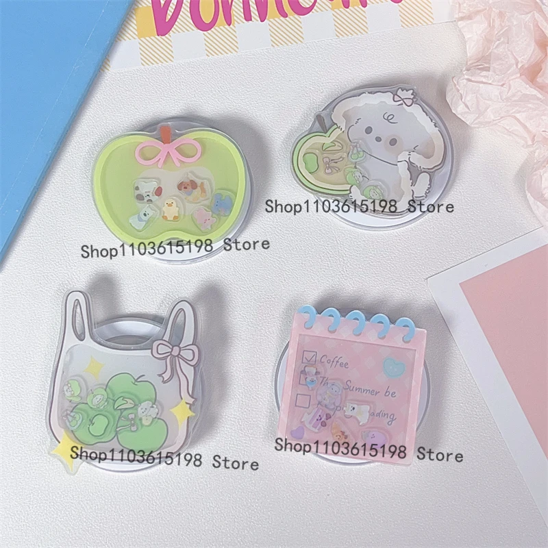 

Милый зыбучий песок встряхивает мультфильм для Magsafe, магнитный телефон Griptok Grip Tok, подставка для iPhone 13, чехол-держатель для беспроводной зарядки, кольцо