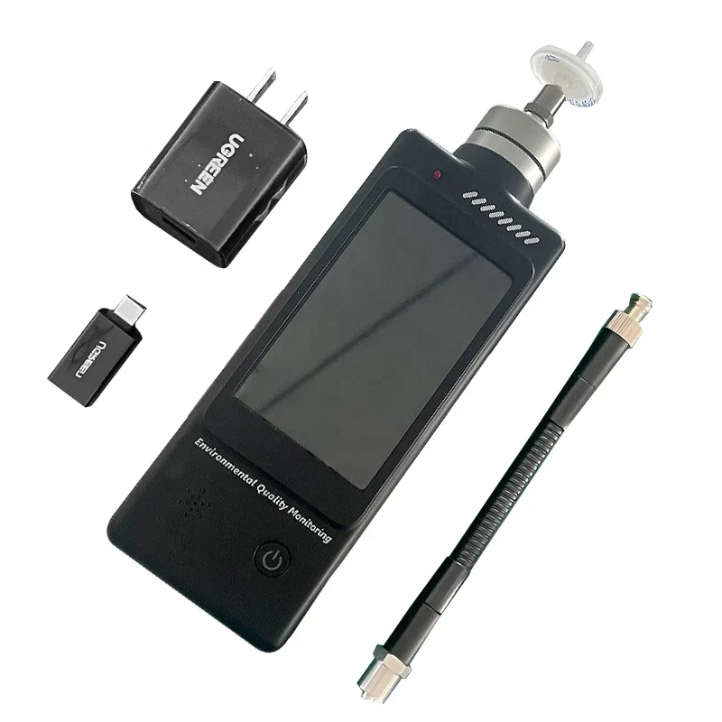 LCD Panel Handheld TVOC Detector Volatile Toxic Gas Sensor with Temp Compensation for Industrial Production