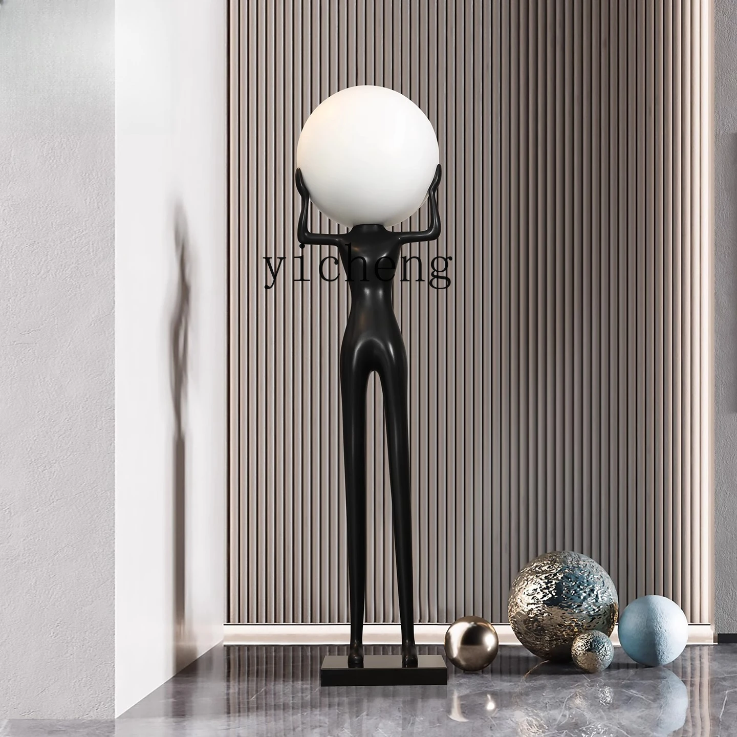 

LSL Sculpture Hotel Aisle Decoration Villa Living Room Sofa Light Luxury Large Floor Ornament