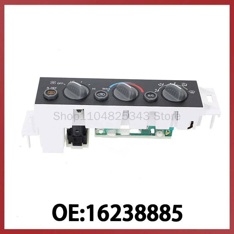 

16238885 Fits Chevrolet Pickup 1996-1999 Air Conditioning Control Switch with Heated Rear Window Defogging