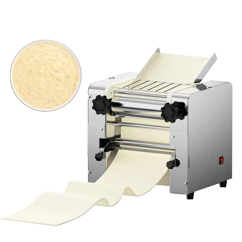 220V Electric Pasta Machine Maker Spaghetti Noodle Making Machine Automatic Noodle Rolling Cutter Machine