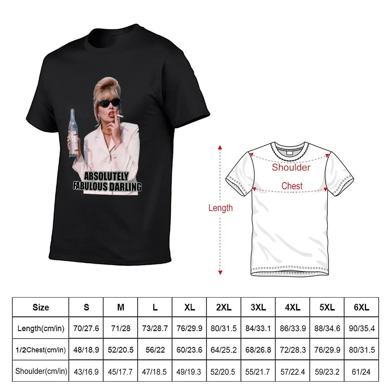 Absolutely Fabulous Darling T-Shirt shirts graphic tees sublime korean fashion mens white t shirts