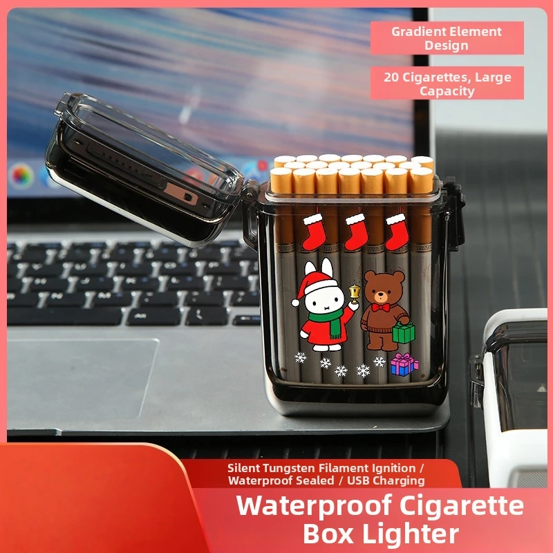 

Коробка для сигарет Miffy, милая аниме-мультяшная креативная простая кавайная большая вместительная водонепроницаемая портативная коробка для сигарет, подарок