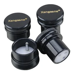 2Pcs Hi-end Protective Cover Dust Cap Copper XLR Plug Protector Audio Adapter