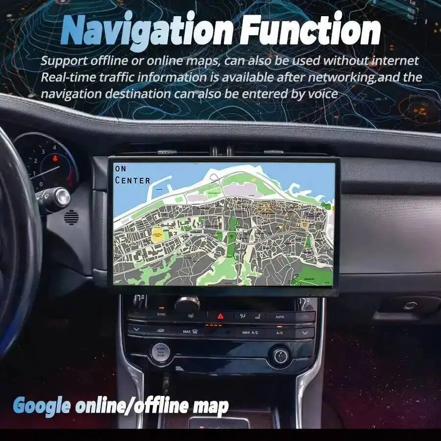 11.4inch Car Radio Screen For Jaguar XE XEL F-PACE XF XFL 2016-2019 GPS Navigation Multimedia Player Stereo Carplay Head Unit4G view 5