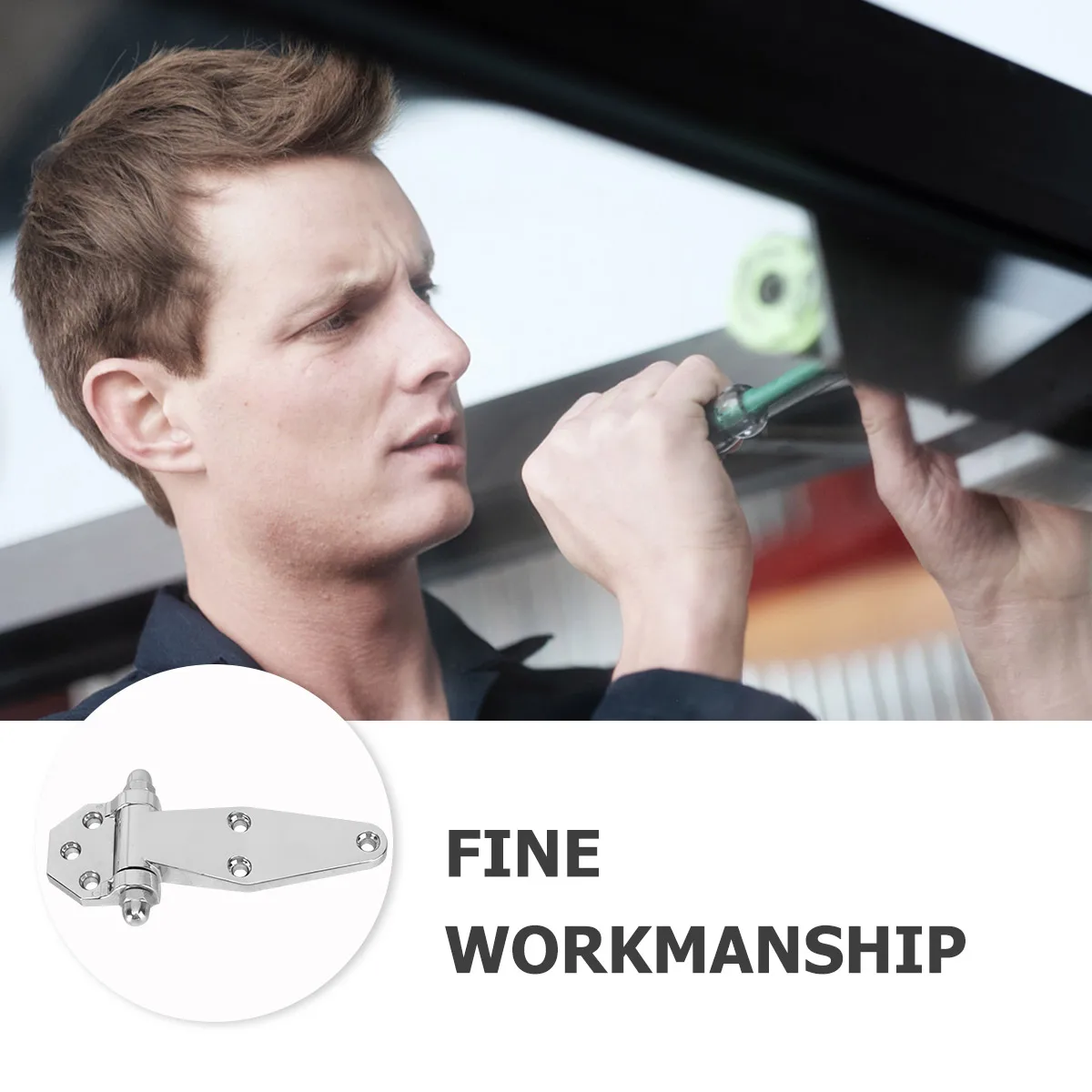 

Zinc Alloy Hinge for Cabinet Doors Furniture Fittings Desk Hinges Heavy Duty Smooth Opening Durable Sturdy Marine Grade