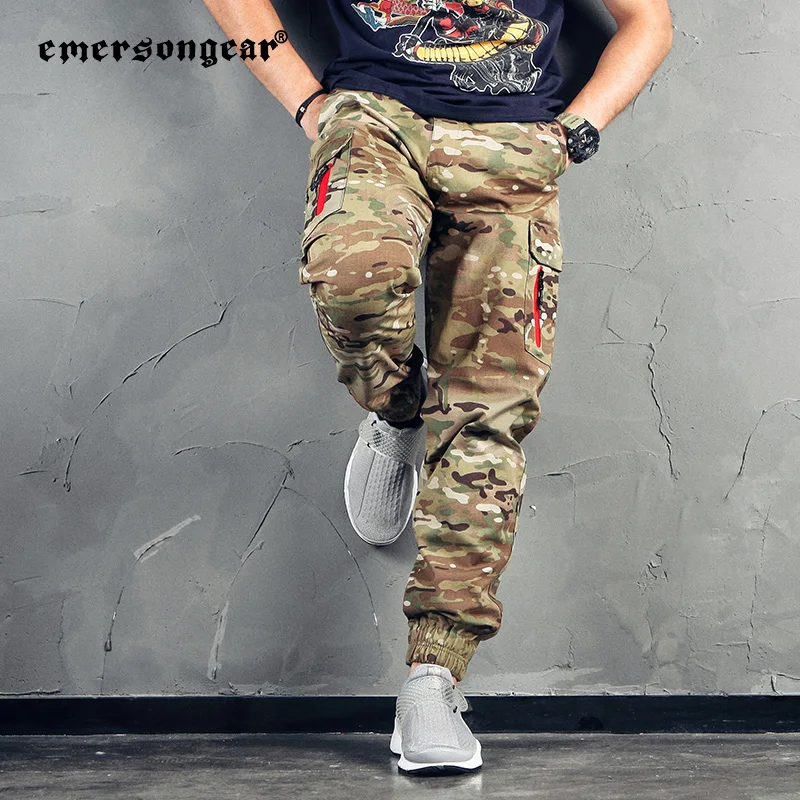 

Мужские брюки EmersongearS: модные джоггеры с эластичными манжетами, камуфляжные, тактические, карго, для кемпинга, активного отдыха, походов, города, повседневной носки, охоты