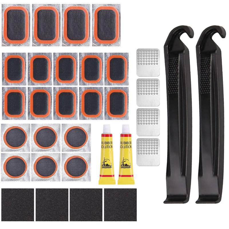 دراجة الإطارات الإطارات أنبوب طقم تصليح الدراجات شقة الإطارات إصلاح المطاط التصحيح الغراء رافعة الدراجات لا الغراء دراجة الأنبوب الداخلي أداة ثقب #2