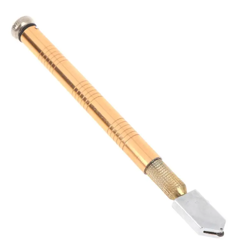 DIY Friendly Glass Cutter Diamond Tip Metal Handle 1/2/3Pcs Efficient Cutting Tool for Stained Glass Tile Mirror Art Creation