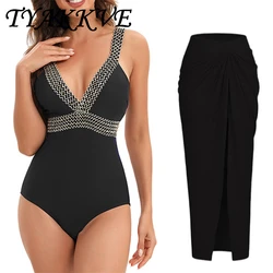 2026 Sexy Deep V Bodysuit Backless Black Swimwear One Piece Women Swimsuit Monokini Push Up Bathing Suit Brazilian Biquini Mujer