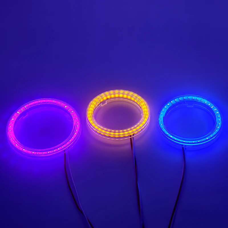 

1PCS 60MM 70MM 80MM 90MM 95MM 100MM 110MM 120MM Angel Eyes Halo Ring Car Motorcycle DRL Fog Light LED Headlight Bulb Lamp DC 12V