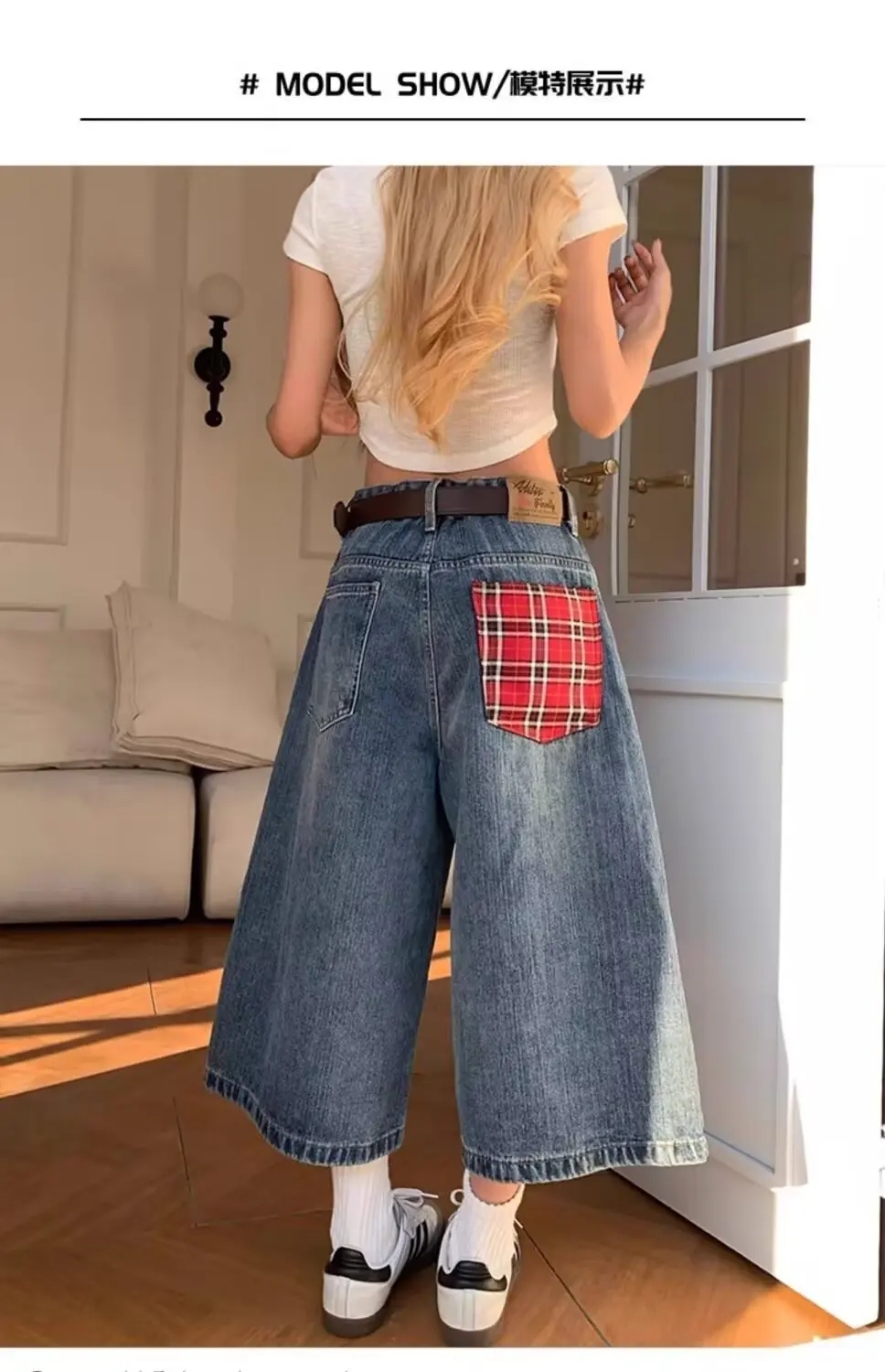 

Y2k High Street Oversize Jeans Jorts Baggy Blue Denim Shorts Femme Jean Shorts Woman Summer Girl Women Clothing Clothes Pants