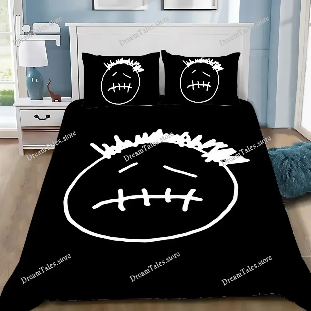 

Rapper T-Travis S-Scott Jack Duvet Cover Pillowcase Bedding Set Adult Boy Girl Bedroom Decoration Children Single Double Size369