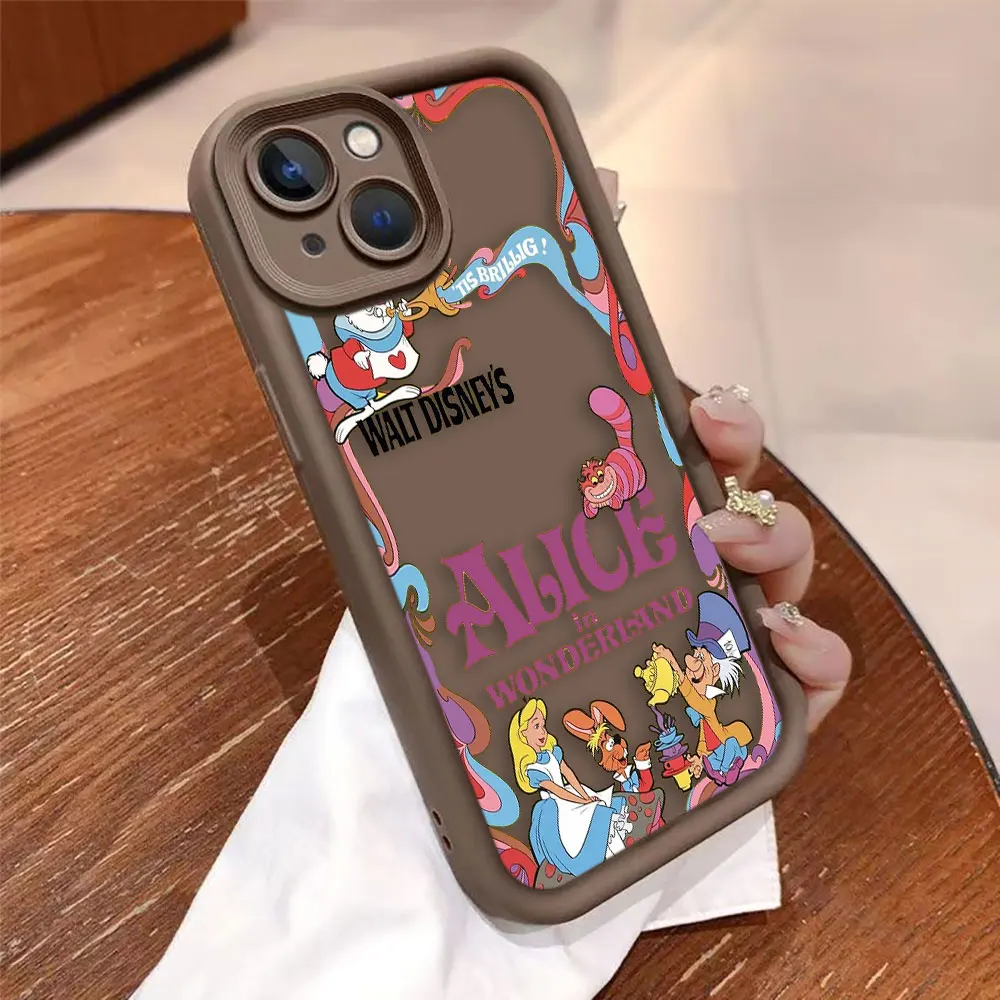 Disney Alice in Wonderland Cover Phone Case For Oneplus 11 10R 8T NORD CE 2 3 4 LITE ACE 2 3 Google PIXEL 7 8 7A 8A 9 Case Funda