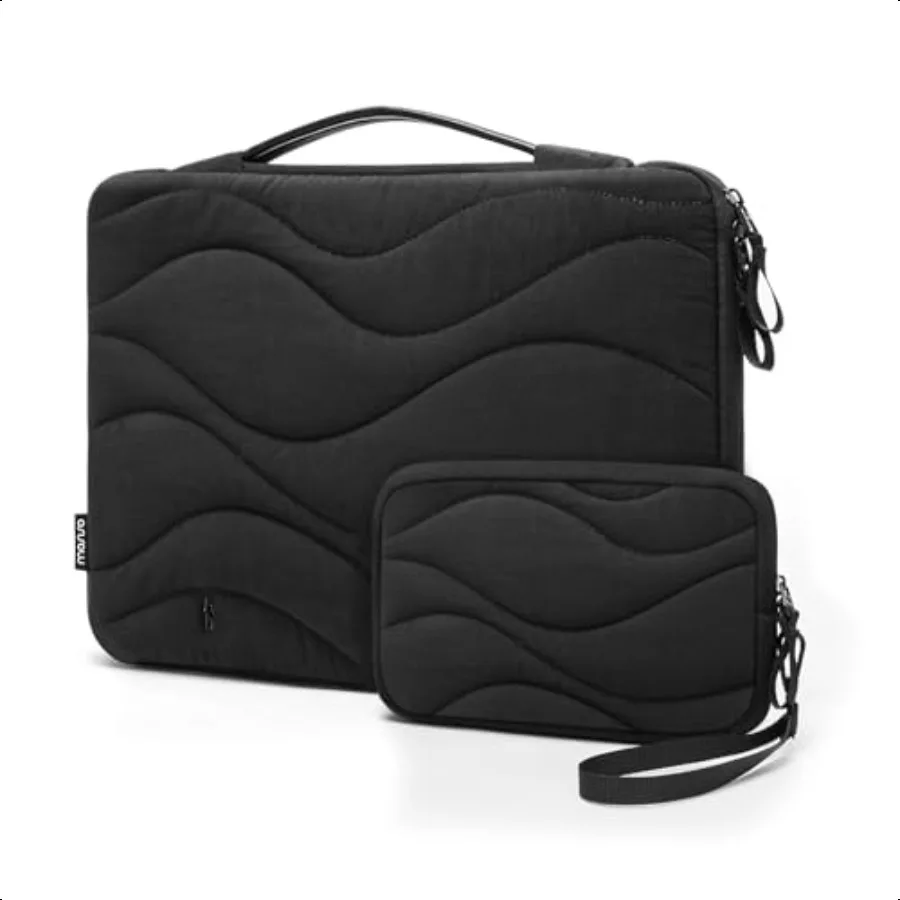 

MOSISO 360 Protective 1314 inch Laptop Case 13.3 inch Puffy Laptop Sleeve Compatible with Book Air Pro 13 Pro 14 HP Dell Acer A