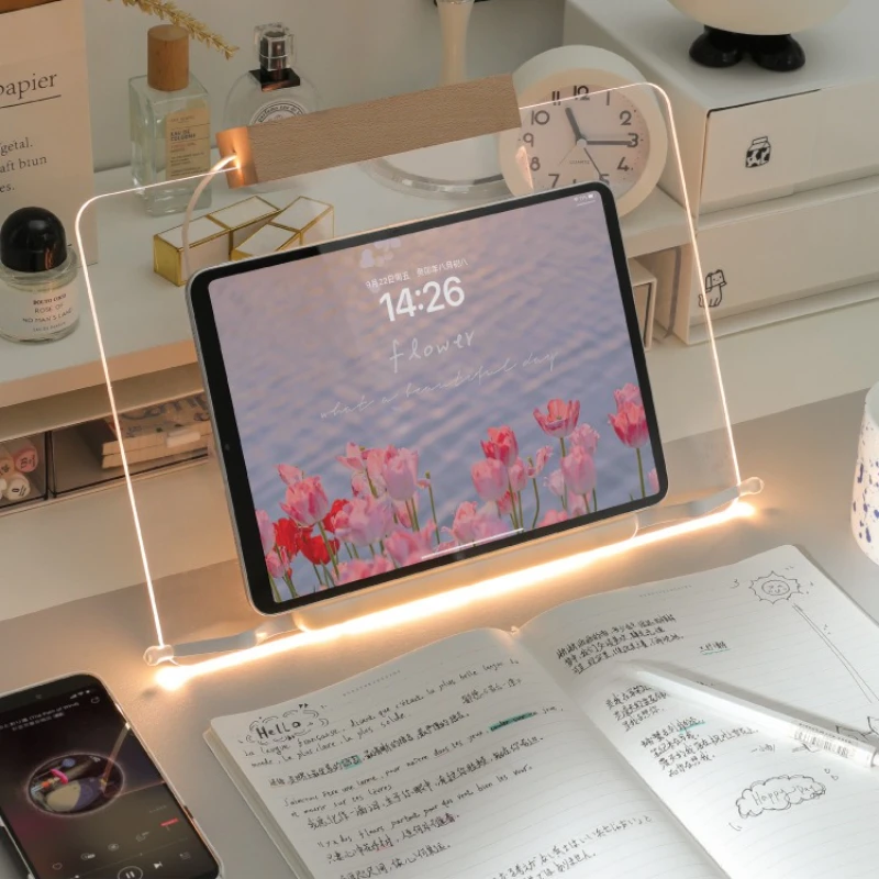 Акриловая прозрачная подставка для чтения, многофункциональная регулируемая подставка для планшета, ноутбука, настольная подставка для книг, держатель, настольные аксессуары Акриловая прозрачная подставка для чтения, многофункциональная регулируемая подставка для планшета, ноутбука, настольная подставка для книг, держатель, настольные аксессуары