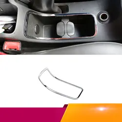 Car Water Cup Holder Cover Frame Cup Decoration Sticker Trim for Chevrolet Cruze 2009-2015 Stainless Steel Accessories