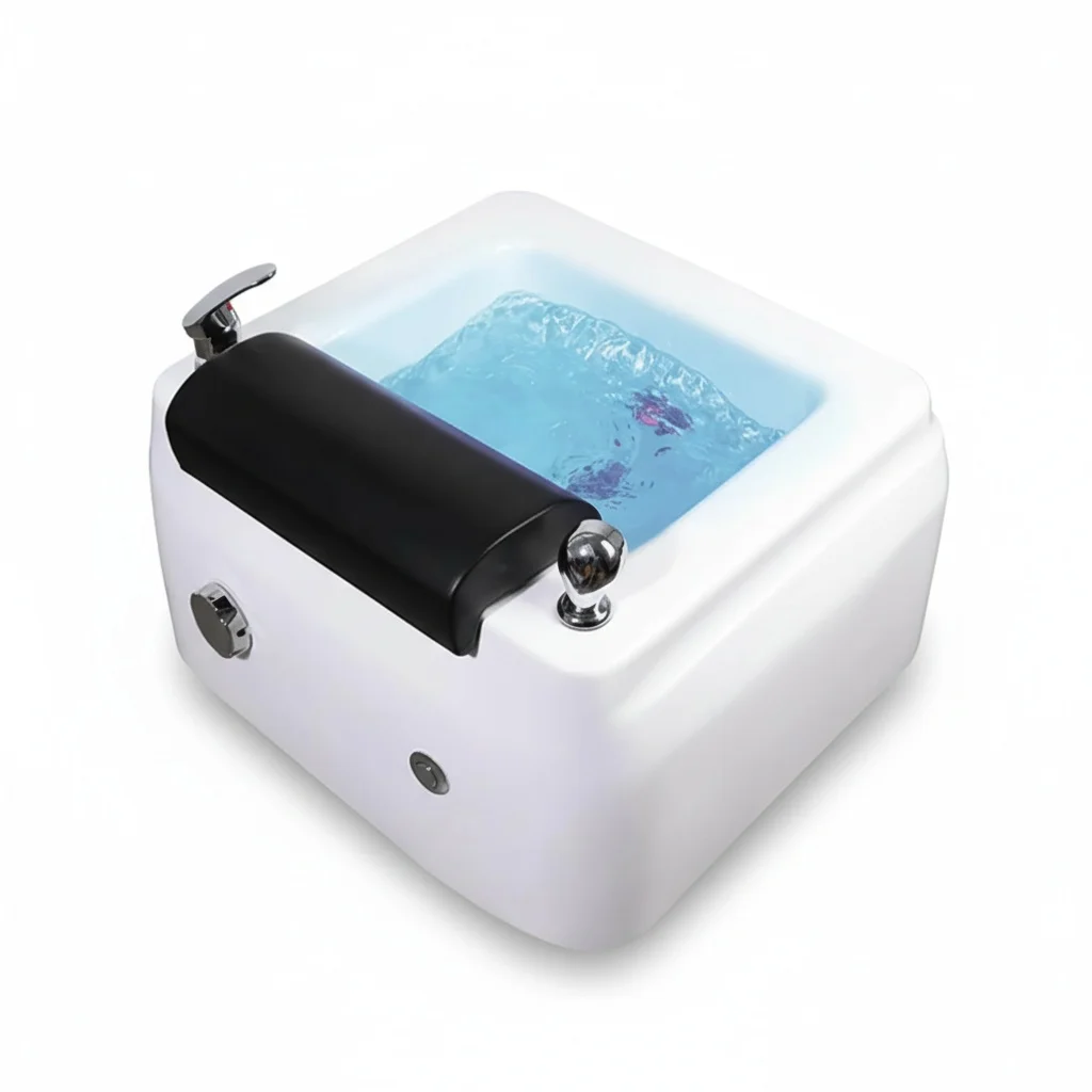 Massage Footbath, Acrylic Pedicure Bowl, Foot Spa Sink, Portable Foot Spa Basin, Salon Foot Massage Tub, Beauty Salon Equipment