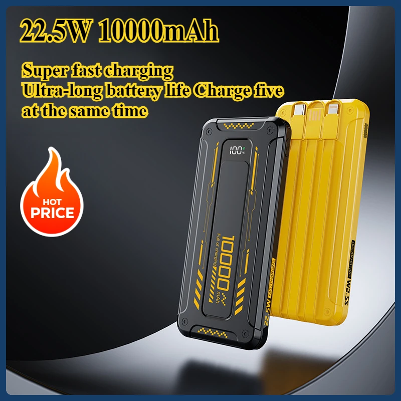 

10000mAh 20000mAh 22.5W Super Fast Charging with Cable Power Bank with A Capacity