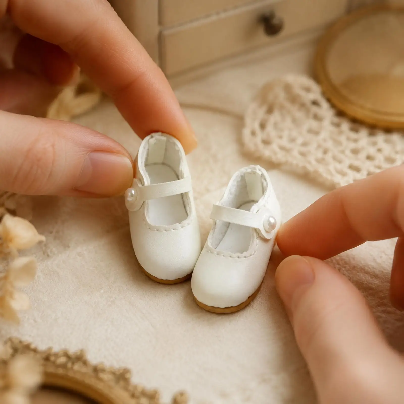 Functional Fashion Doll Shoes with Secure Strap for 30cm Dolls Imaginative Play Sessions