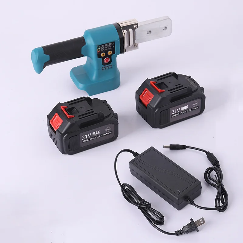 Digital Lithium Electric Heater with Adjustable Temperature Wireless Water Pipe Hot Melt Welding Device Wireless Hot Melt