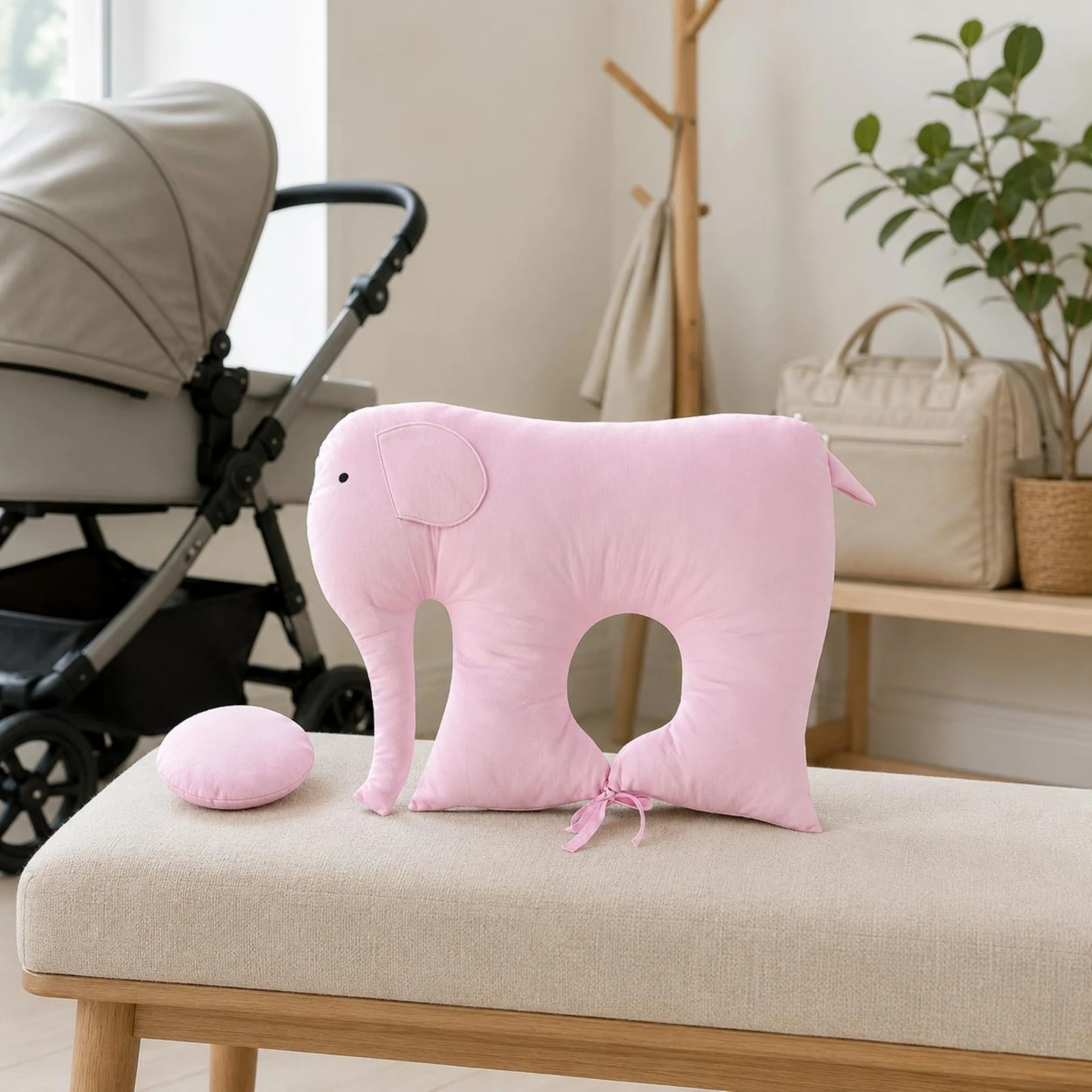 หมอนรูปช้างสำหรับเด็ก หมอนช้าง - Baby Nursery Pillow บทวิจารณ์และราคา