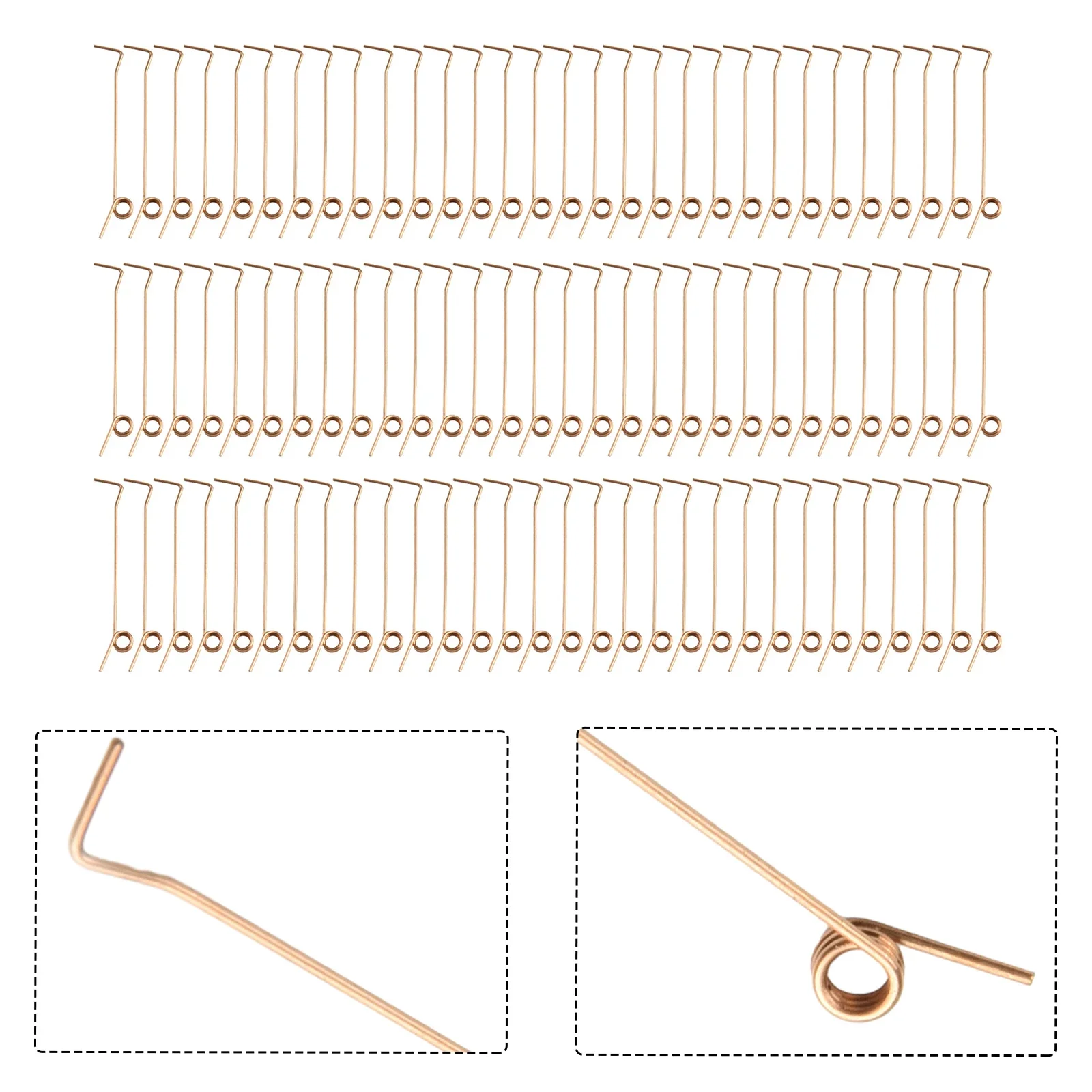 

90pcs Metal Copper Wire Piano Hammer Springs Replacement For Upright Piano Repair Springs Accessories Musical Instruments 2024