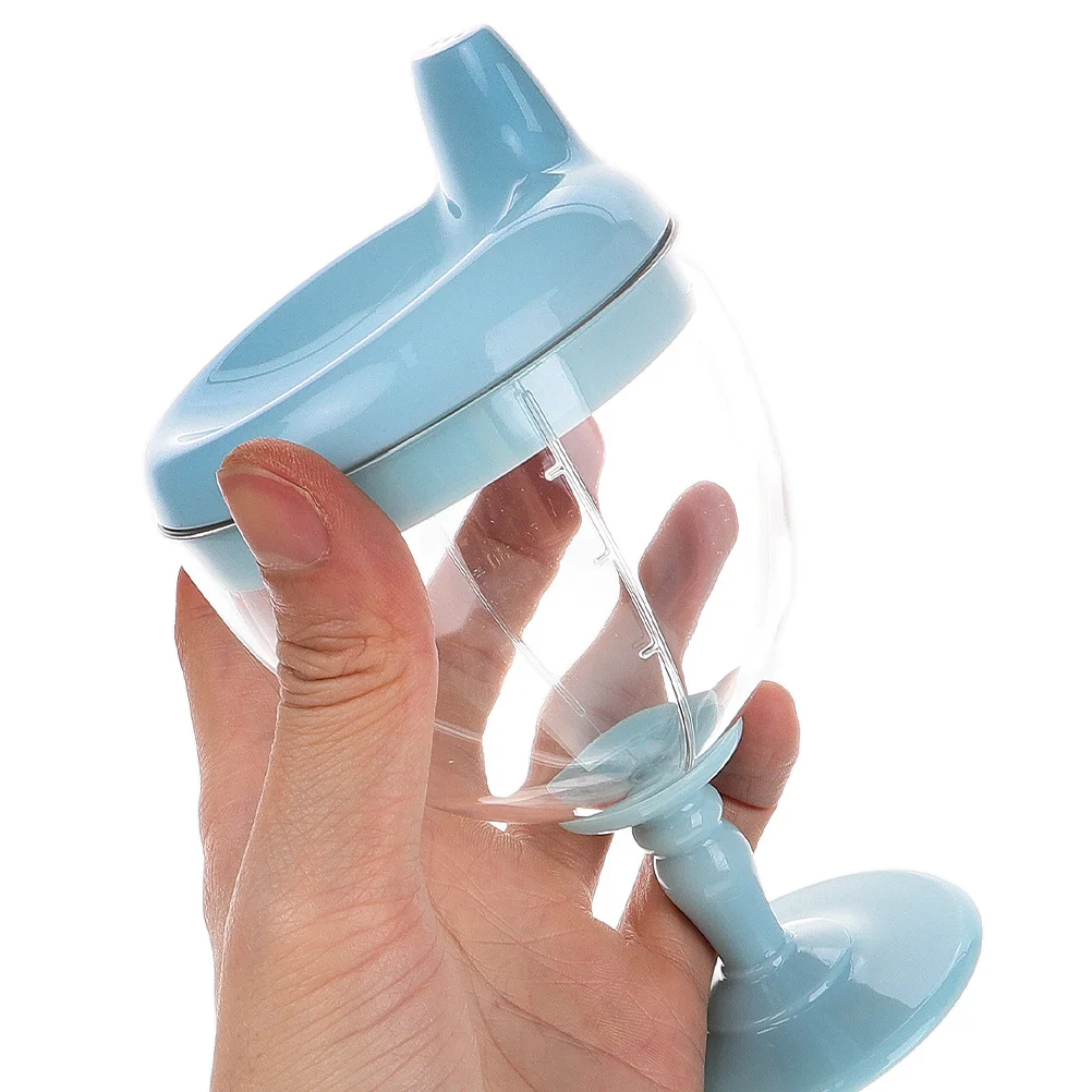Gobelet pour enfants, tasse sans déversement, gobelet en plastique haute transparence, Design amusant coloré pour jus de café, boissons froides pour bébé