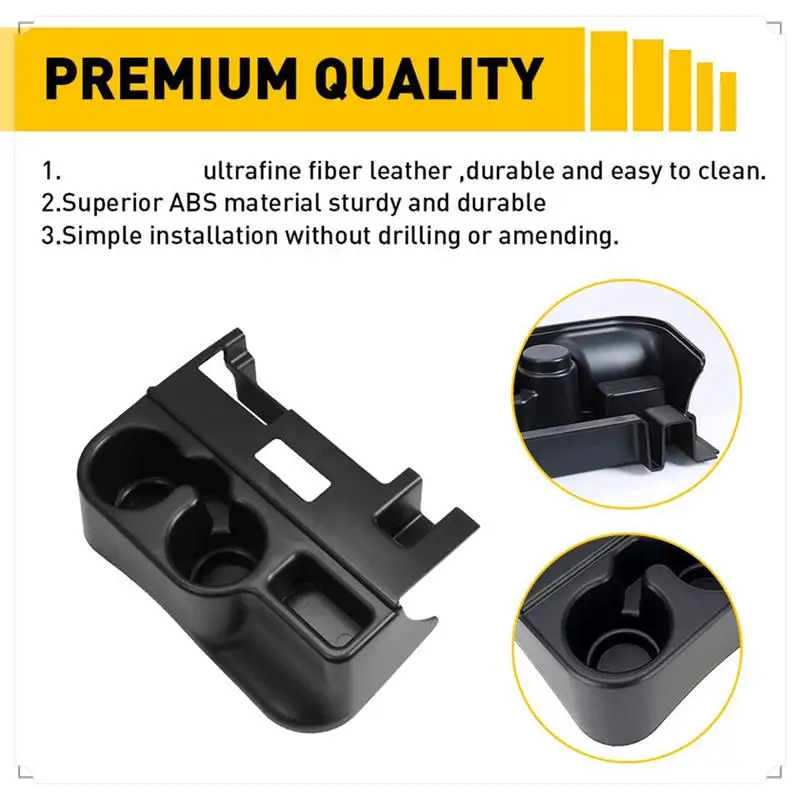 

Car Center Console Armrest Box Cup Holder 0SS281AZAA For Dodge Ram 1500 2500 3500 1999-2002 DG0817803 Water Cup Trust
