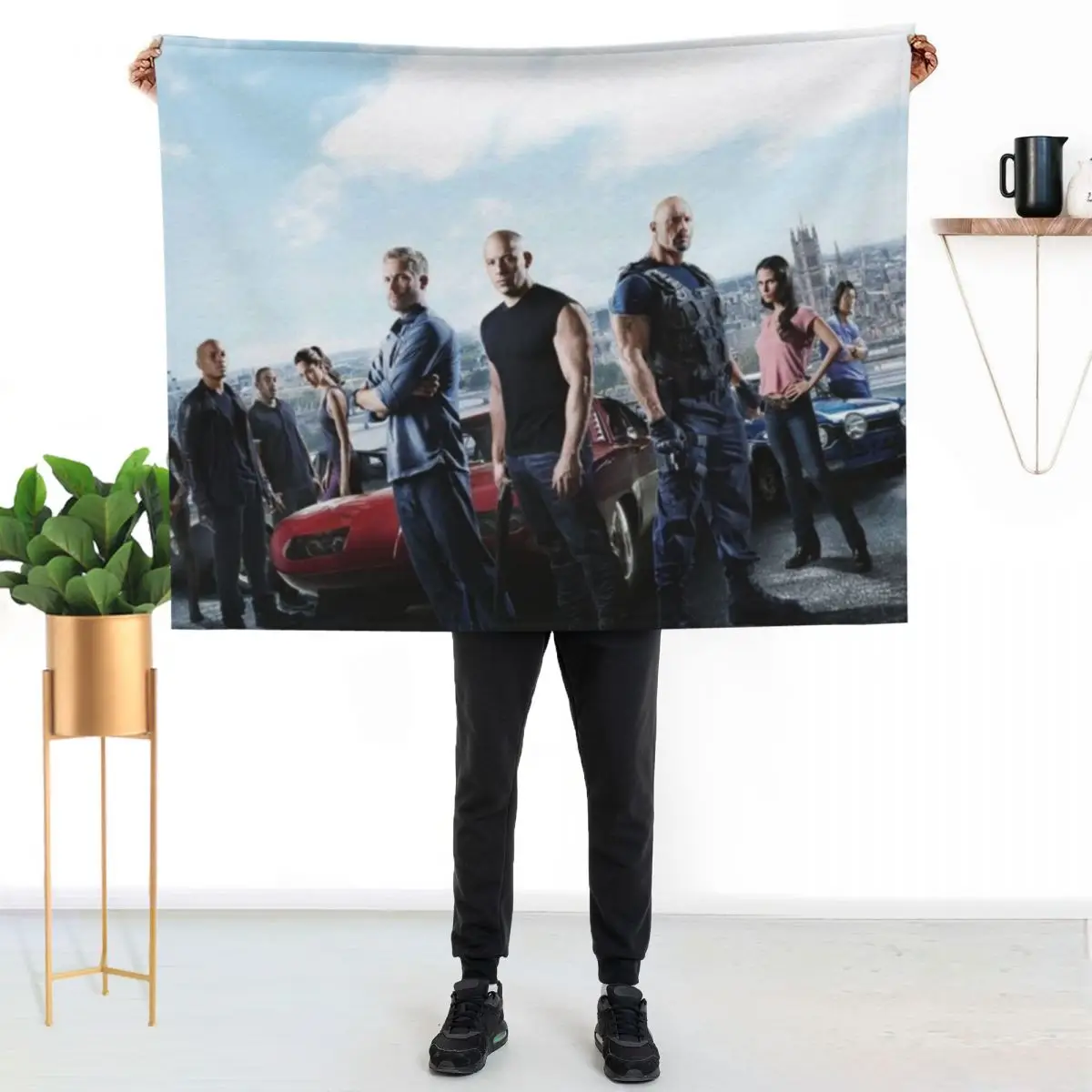 fast and furious Throw Blanket Lightweight Warm Blanket for Indoor Outdoor Use