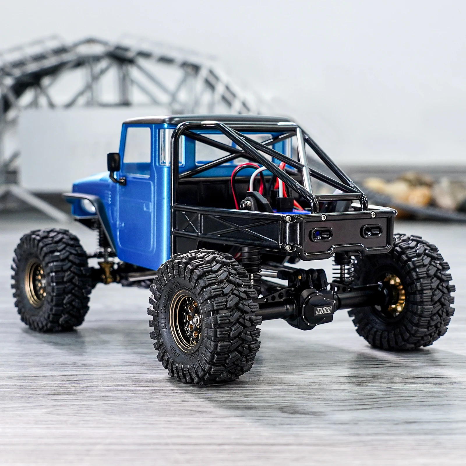 IR40 Hard Body Shell with Cage for 1/18 RC Crawler TRX4M Defender Bronco