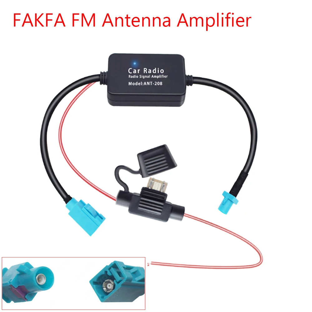 Universele FM DAB FAKFA SMB Autoradio FM Antenne Versterker Signaal voor Honda VW Audi Citroen Peugeot