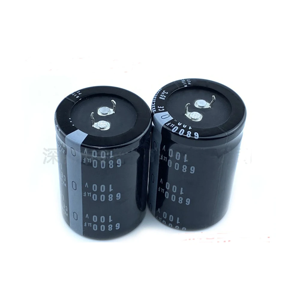 2pcs 100V 6800uF 6800uF 100V 30x50mm 30x60mm 35x50mm 35x60mm Pitch 10mm Nichicon Horn Fever Audio Amplifier Capacitors