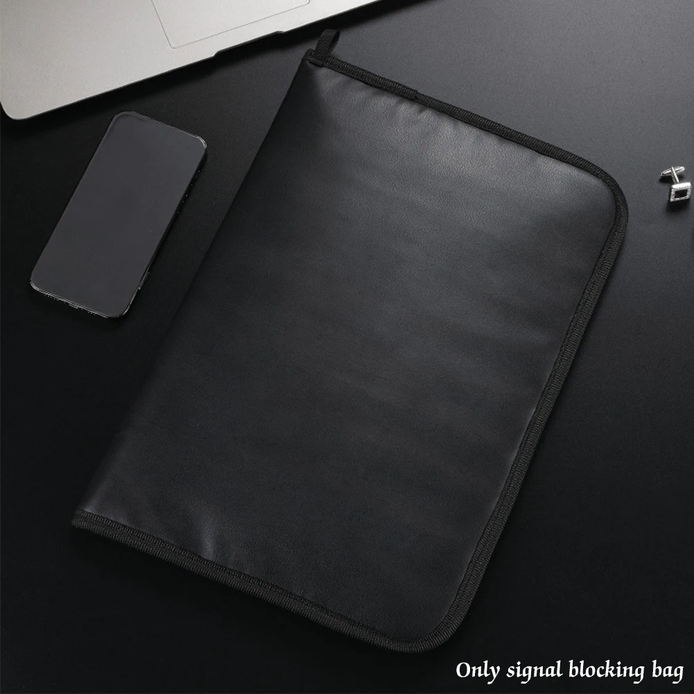 Shielding Portable Radiation Protection Faraday Cover PU Leather Cell PhoneBlocking Bag Laptop Tablet Anti-Tracking