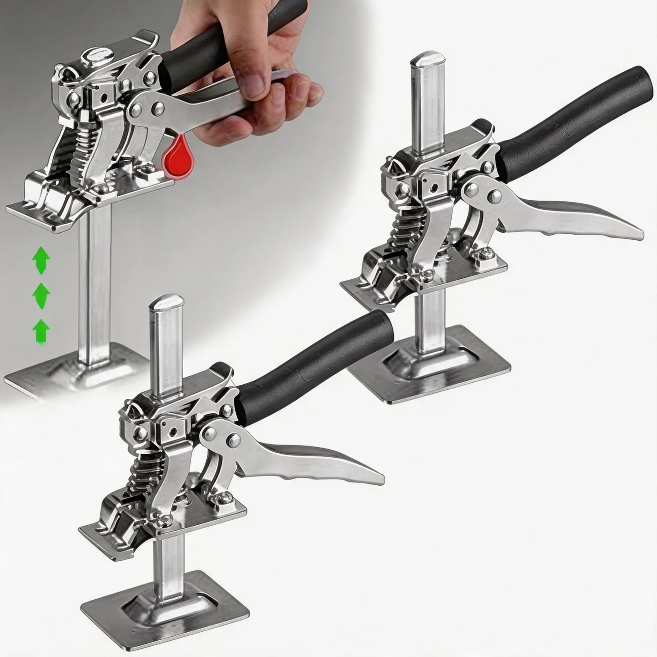 Hand Elevator Tools Lifting Tool Labor-Saving Arm Jack Door Panel Drywall Lifting Cabinet Board Lifter Tile Height Adjuster